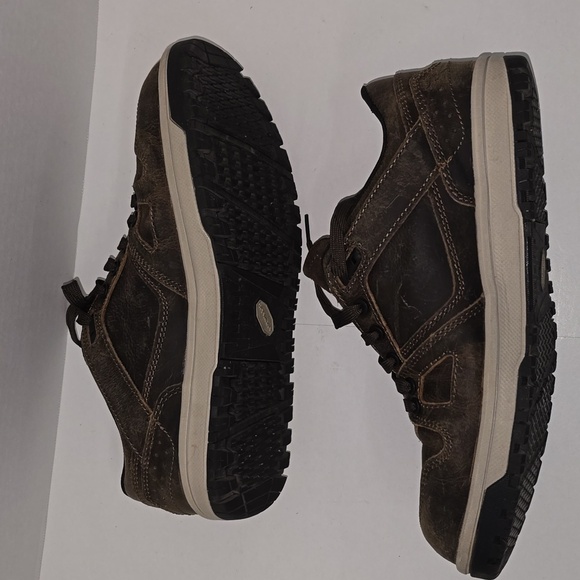 Airwalk Brown Leather Safety Sneakers Composite Toe Mens Size 11.5 - Picture 14 of 15